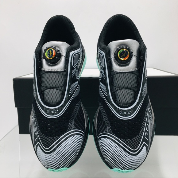 Gucci Ultrapace R Sneakers- Yellow/ Grey- 623109 - Picture 5 of 14